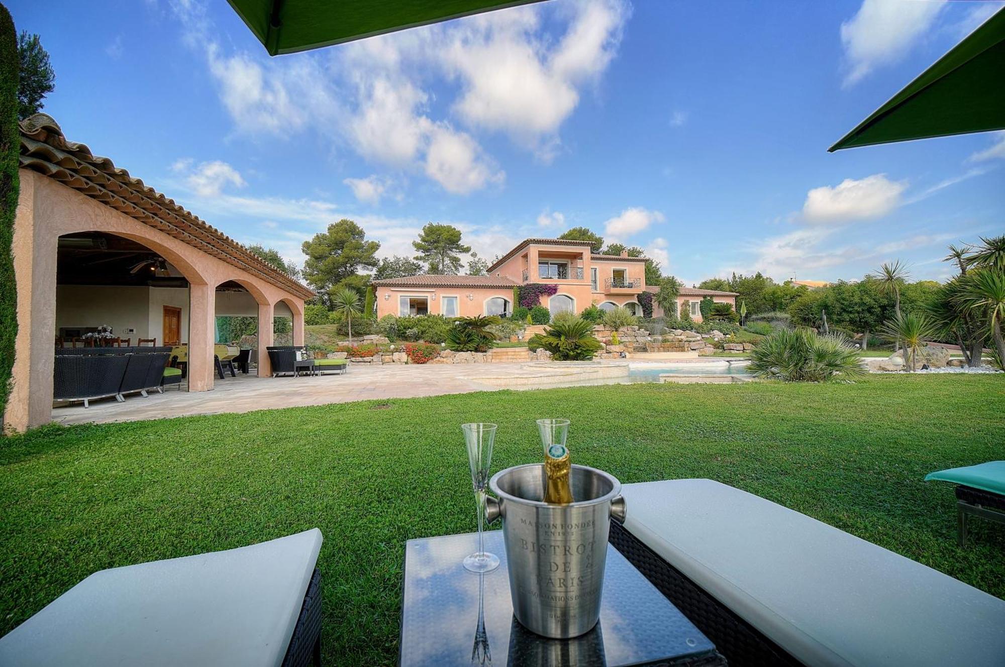 "Au Havre De Paix" 5 Etoiles Prestige Jacuzzi, Hammam, Sauna, Piscine Chauffee Mougins Cannes Grasse Ngoại thất bức ảnh